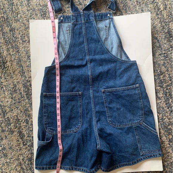 Aritzia Sunday Best Overheard Shortall in 90’s Medium Blue Size Small Like New - Picture 8 of 14